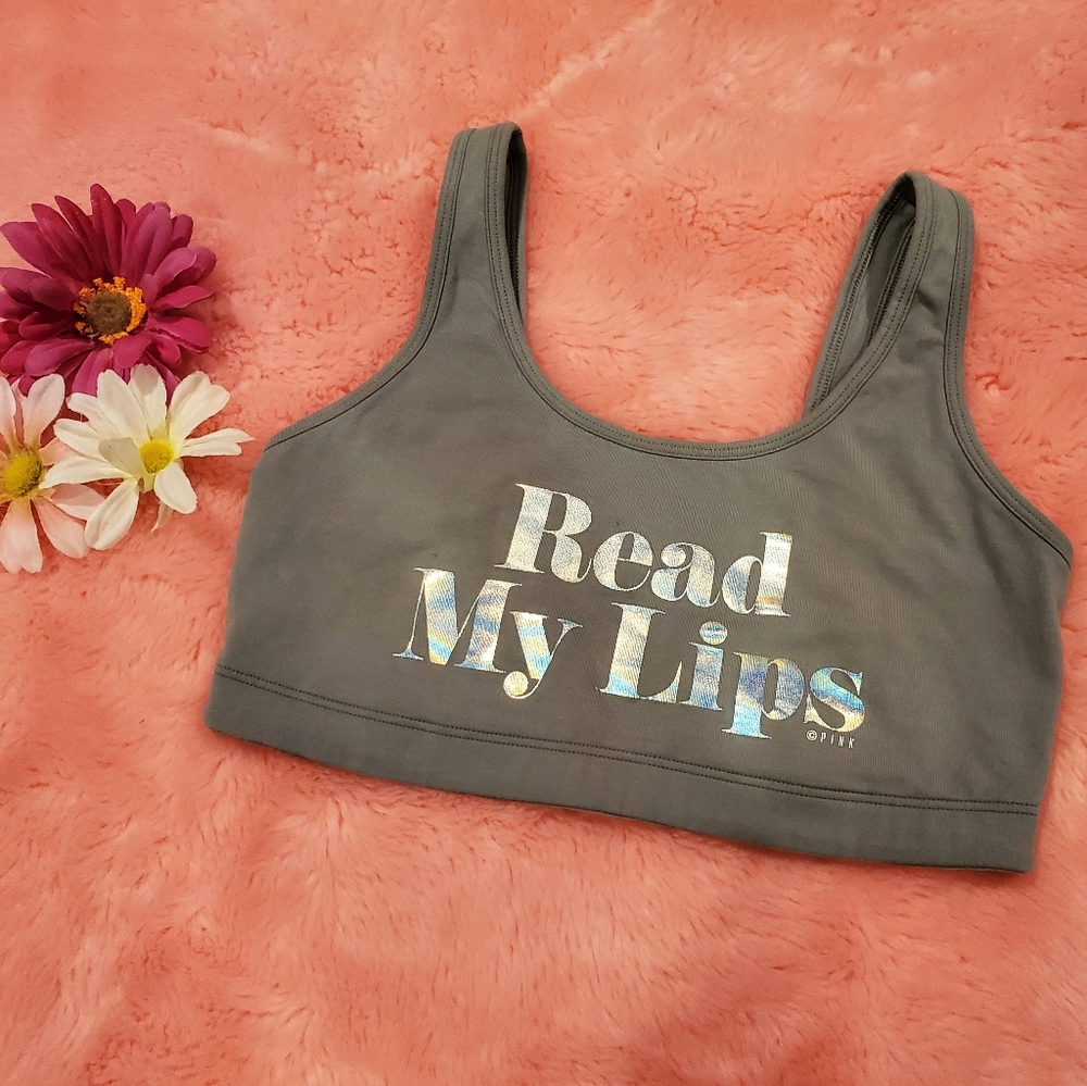 Vs Pink Read My Lips Bra